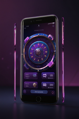Smartphone mit Gangstasino App